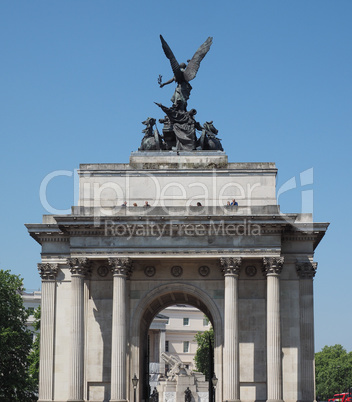 Wellington arch in London