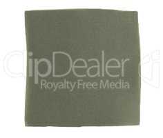 Green fabric sample