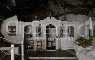 Kapelle in der Höhle von MIlatos, Kreta