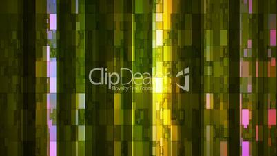 Broadcast Twinkling Vertical Hi-Tech Bars, Green, Abstract, Loopable, HD