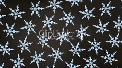snowflakes background rotation black white hd