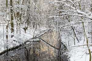 Winter am Kanal, winter at a channel