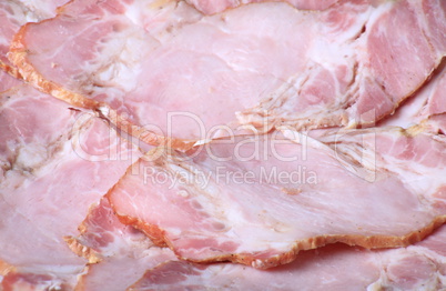 ham meat as food background