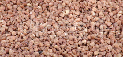 many of buckwheat food background