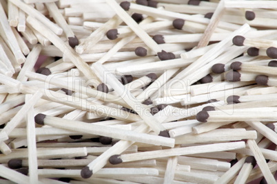 many scattering of matches