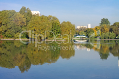 summer in city park