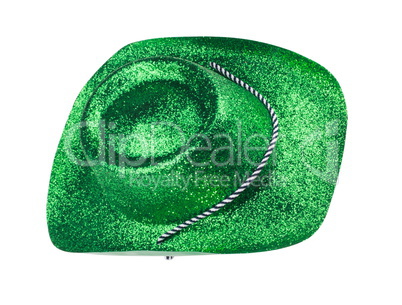 Green Carnival Hat Isolated