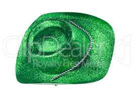 Green Carnival Hat Isolated