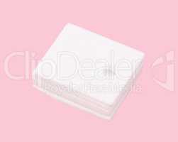 ceramic insulator on isolated Pink Background