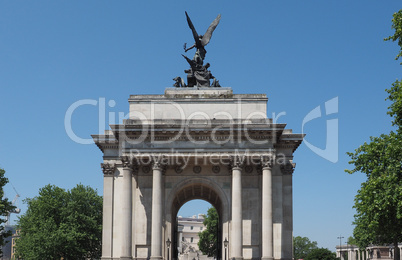 Wellington arch in London