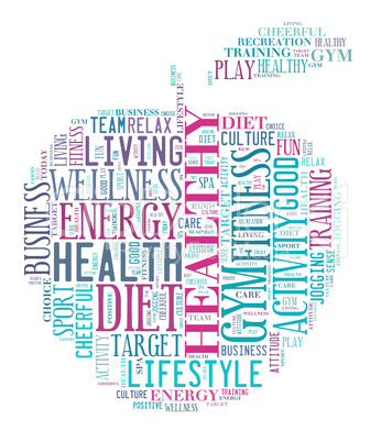 Healthy life illustration concept