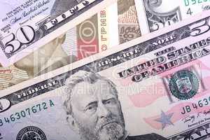 Ukrainian hryvnia and the american dollars