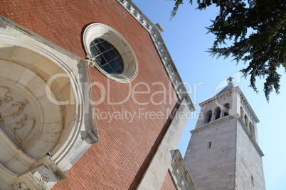 Kirche in Novigrad, Istrien, Kroatien