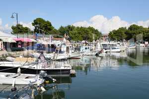 Boote bei Novigrad, Istrien,Kroatien