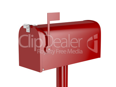 Red mailbox