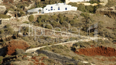 small village ammoudi on greece island santorini