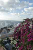 traditional greece architecutre in oia on santorini island