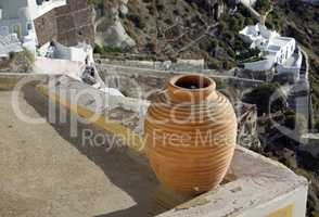 traditional greece architecutre in oia on santorini island