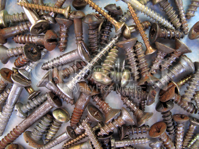 Assortment of screws