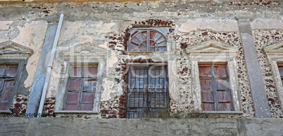 traditional greece architecutre in oia on santorini island