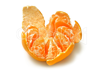 mandarin isolated on white