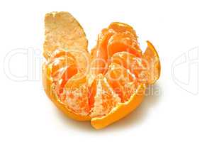 mandarin isolated on white