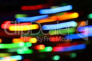 blurred color lights