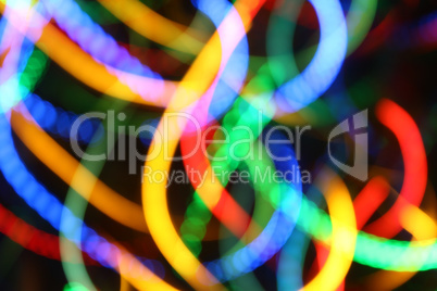 blurred color lights