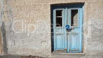 traditional greece architecture in porto castello on santorini