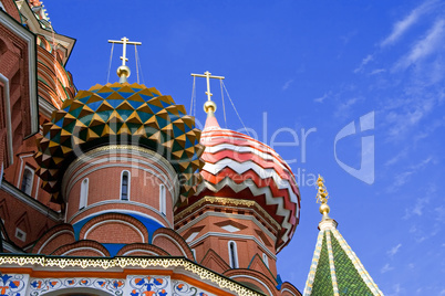 st Basil cathedral in Moscow, Russia