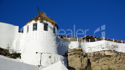 traditional greece village vlichada on santorini