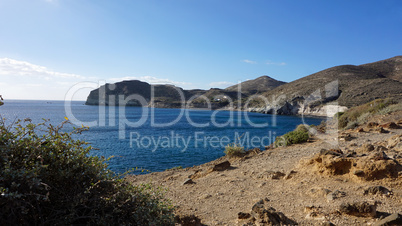 red beach on santorini island in greece