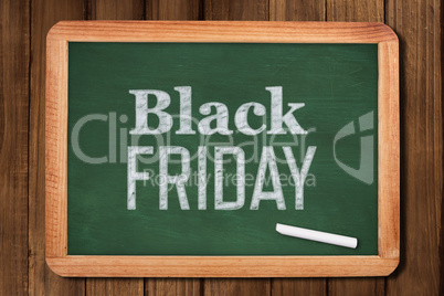 Composite image of black friday advert