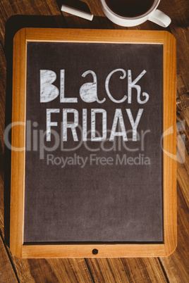 Composite image of black friday advert