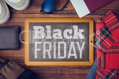 Composite image of black friday advert