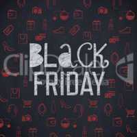 Composite image of black friday advert