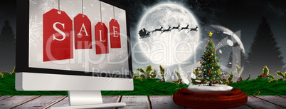 Composite image of red sale tags