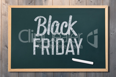 Composite image of black friday advert