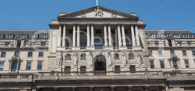 Bank of England in London