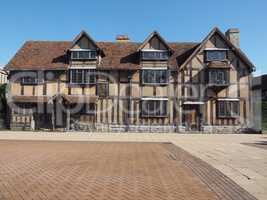 Shakespeare birthplace in Stratford upon Avon