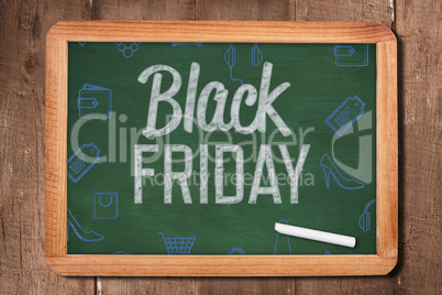 Composite image of black friday advert