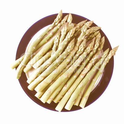 Retro looking Asparagus