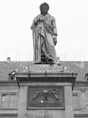 Schiller statue, Stuttgart