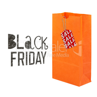 Composite image of black friday advert