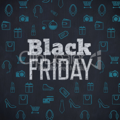 Composite image of black friday advert