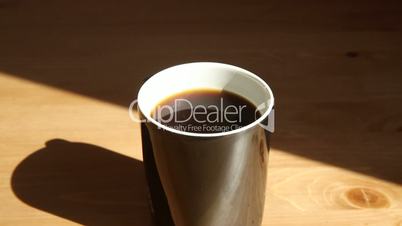 Hot coffee mug