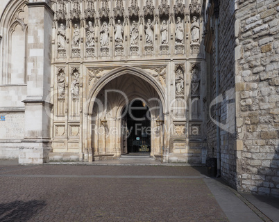 Westminster Abbey in London