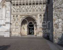 Westminster Abbey in London