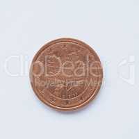 German 2 cent coin
