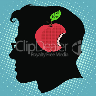 Bitten Apple in mind a business concept knowledge